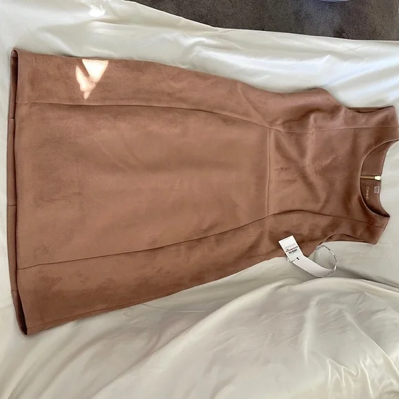 Calvin Klein | Dresses | Calvin Klein Suede Dress | Poshmark